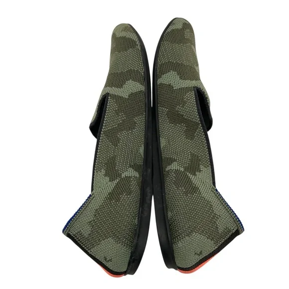 Rothy’s The Loafer Olive Camo Comfort Slip On Flats Women’s 7.5 - Picture 9 of 14